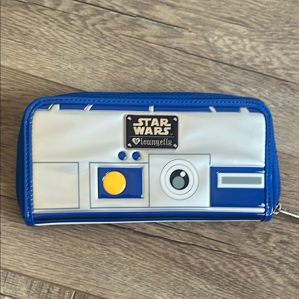Loungefly Star Wars R2-D2 Blue and White Wallet